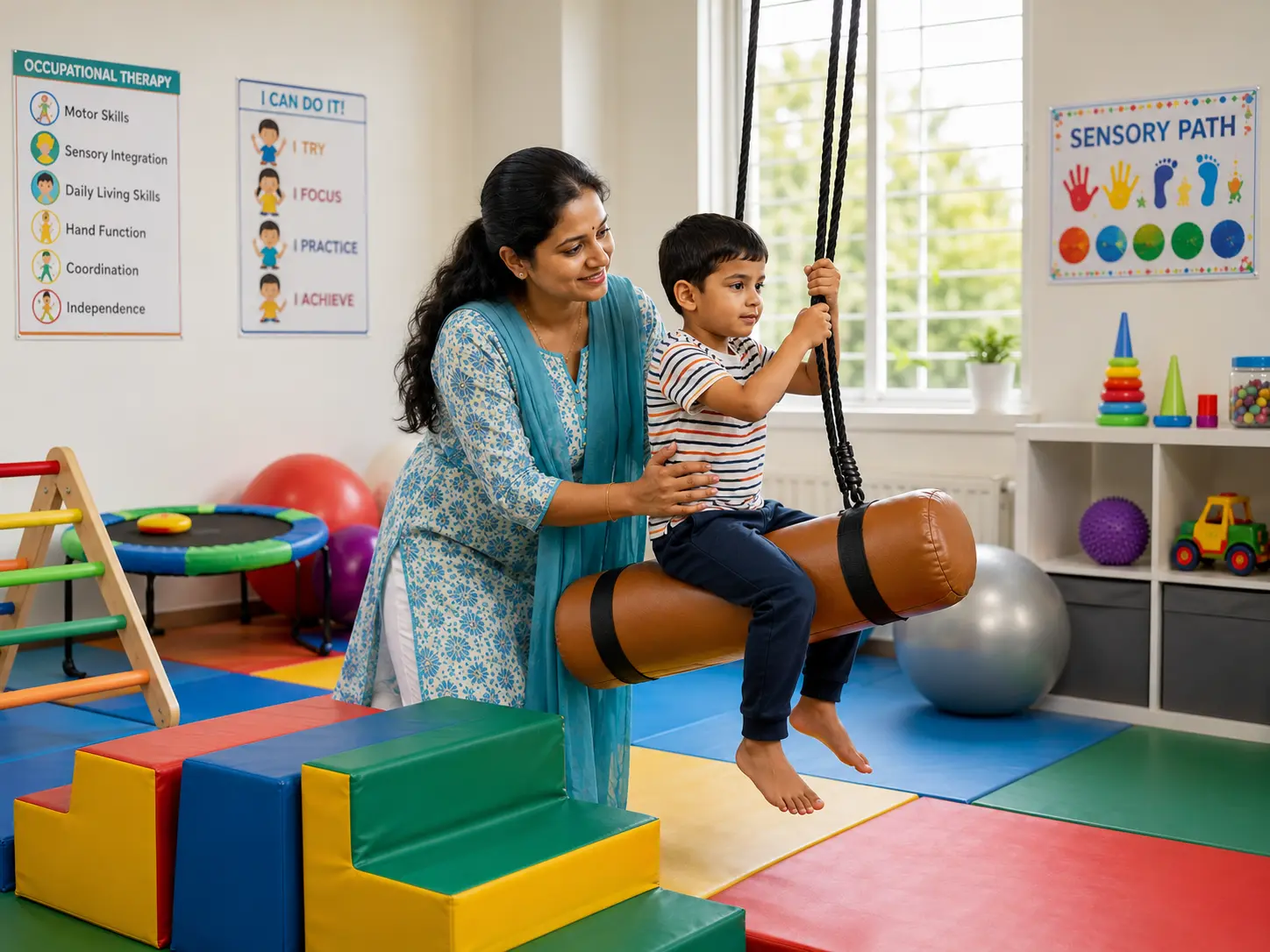 Occupational therapy support for children