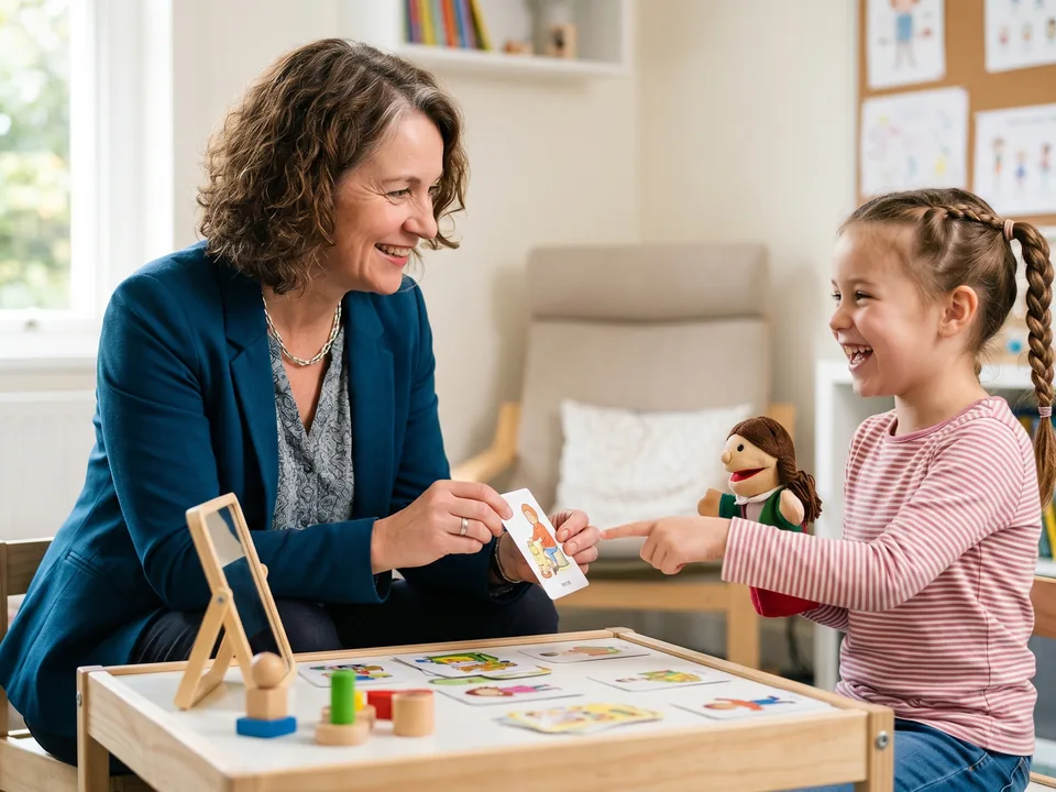 Speech therapy support for children